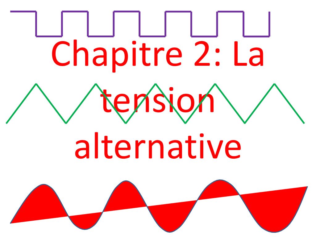 Chapitre La Tension Alternative Ppt T L Charger